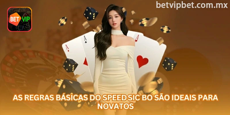 As regras básicas do Speed Sic Bo envolvem entender a soma dos três dados, os mercados disponíveis e o valor real usado em cada rodada.