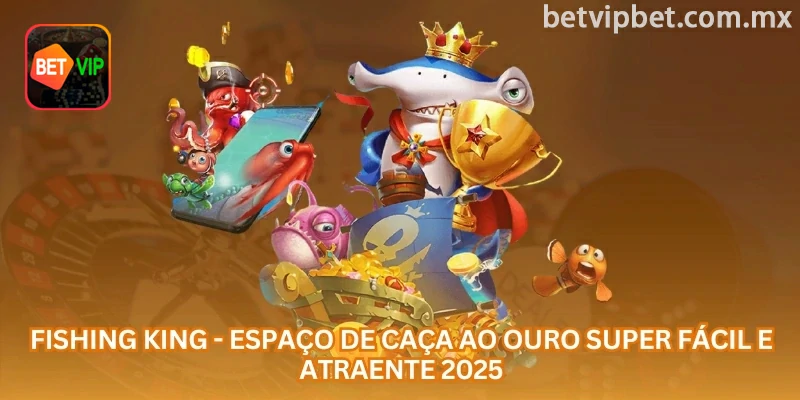 Fishing King online é um jogo de pesca com criaturas variadas, armas especiais e rodadas rápidas para quem gosta de ação no cassino digital.