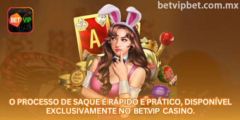 Processo de saque na BETVIP com foco em segurança e conferência de dados